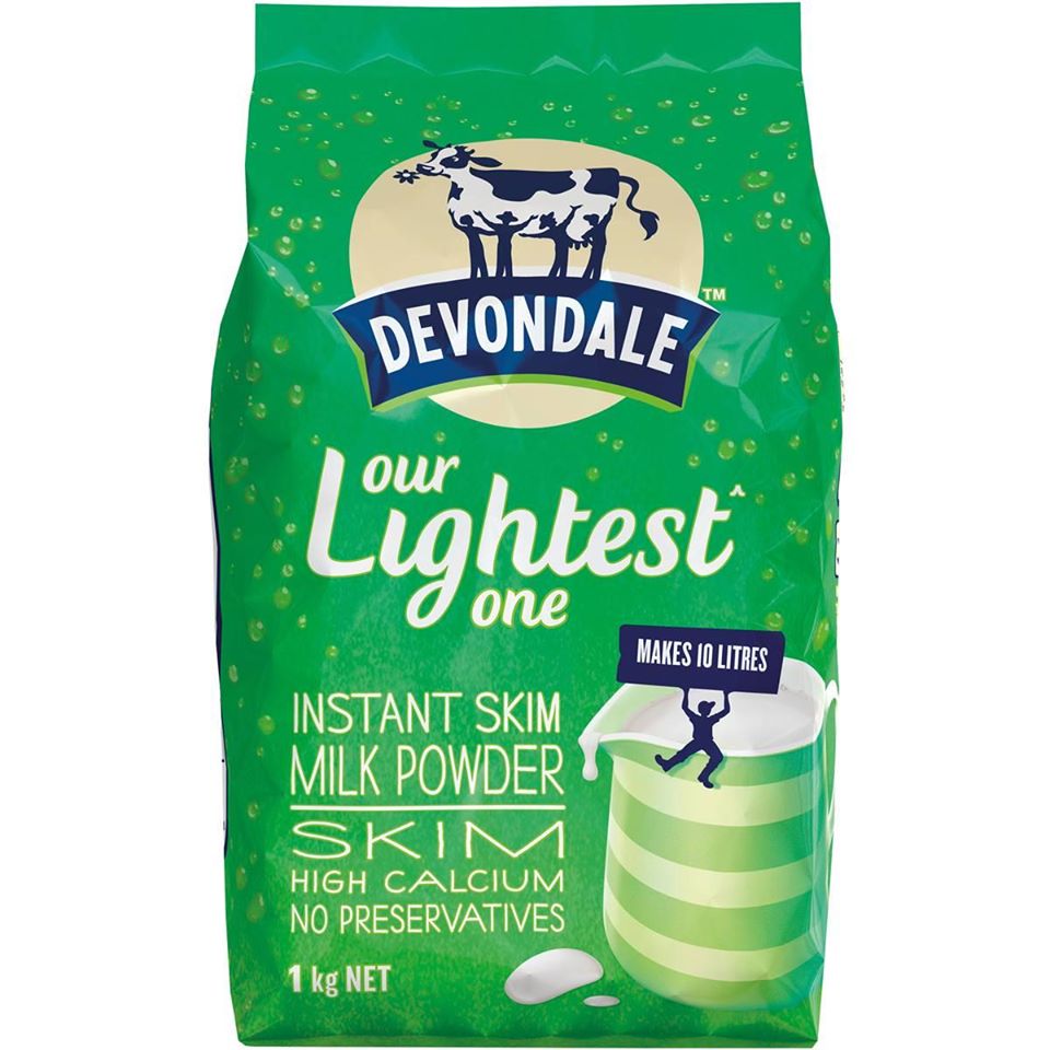 Sữa tươi dạng bột Devondale Skim 1kg