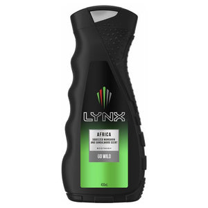Lynx Black Shower Gel Africa 400ml